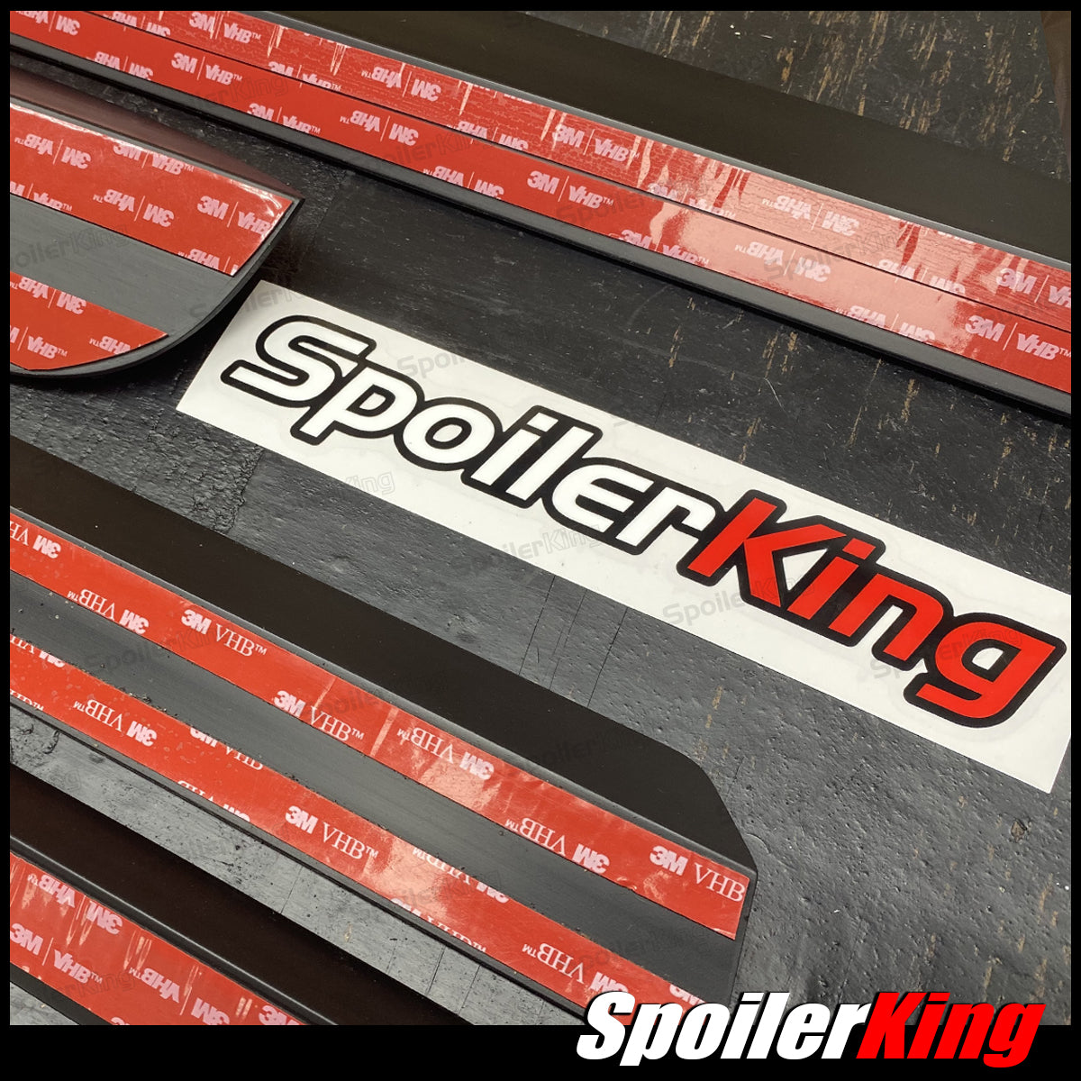 SpoilerKing Rear Roof Spoiler For Mercedes S-Class W140 (1991-1998) – Lip Style, Unpainted, Easy Tape-On Install