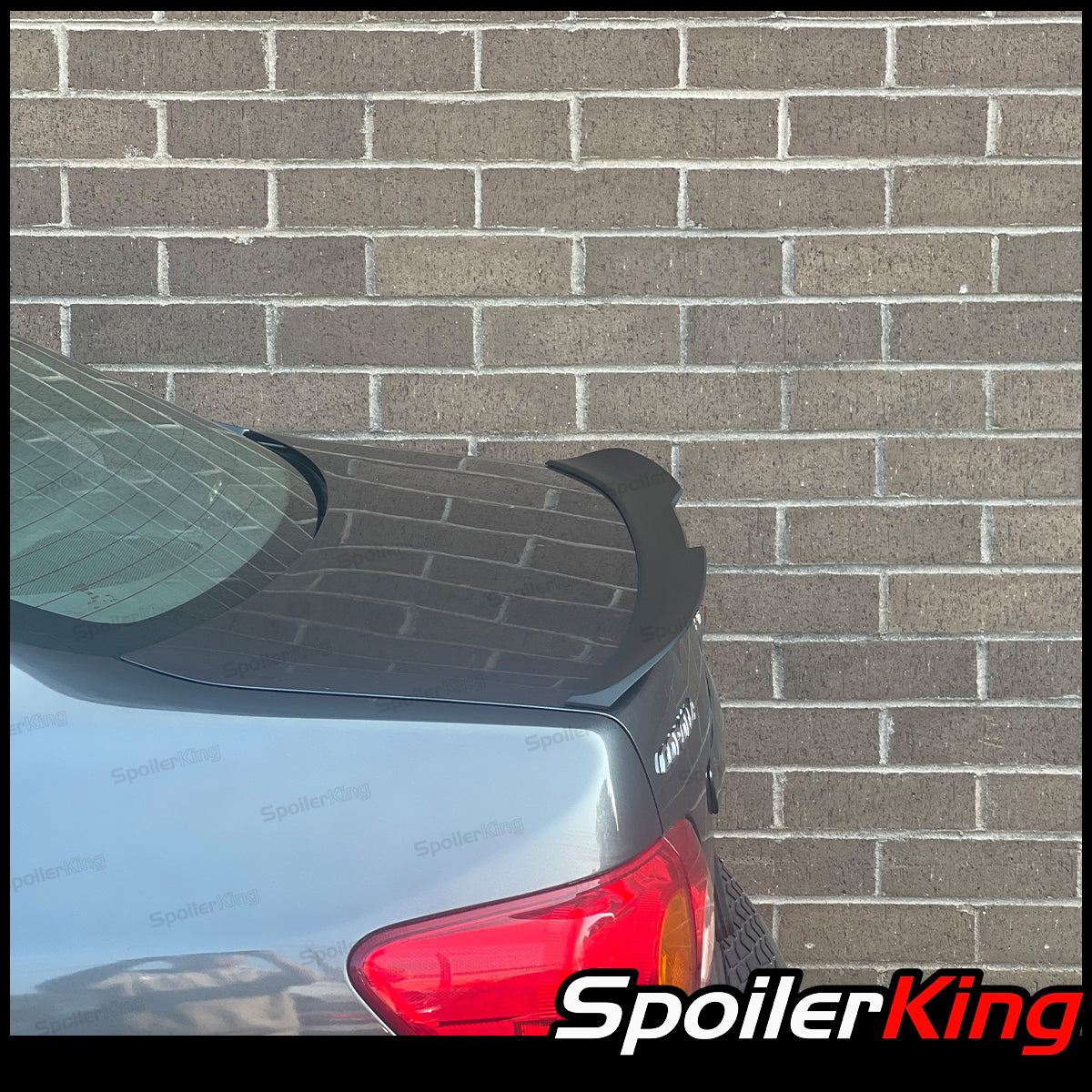 StanceNride Rear Duckbill Spoiler For Honda CR-Z 2010-2016 | Unpainted Flat Black