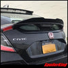 Honda Civic 5dr 2016-2021 Hatchback FK7/FK8 Trunk Spoiler w/ Center Cut (380VC) - SpoilerKing