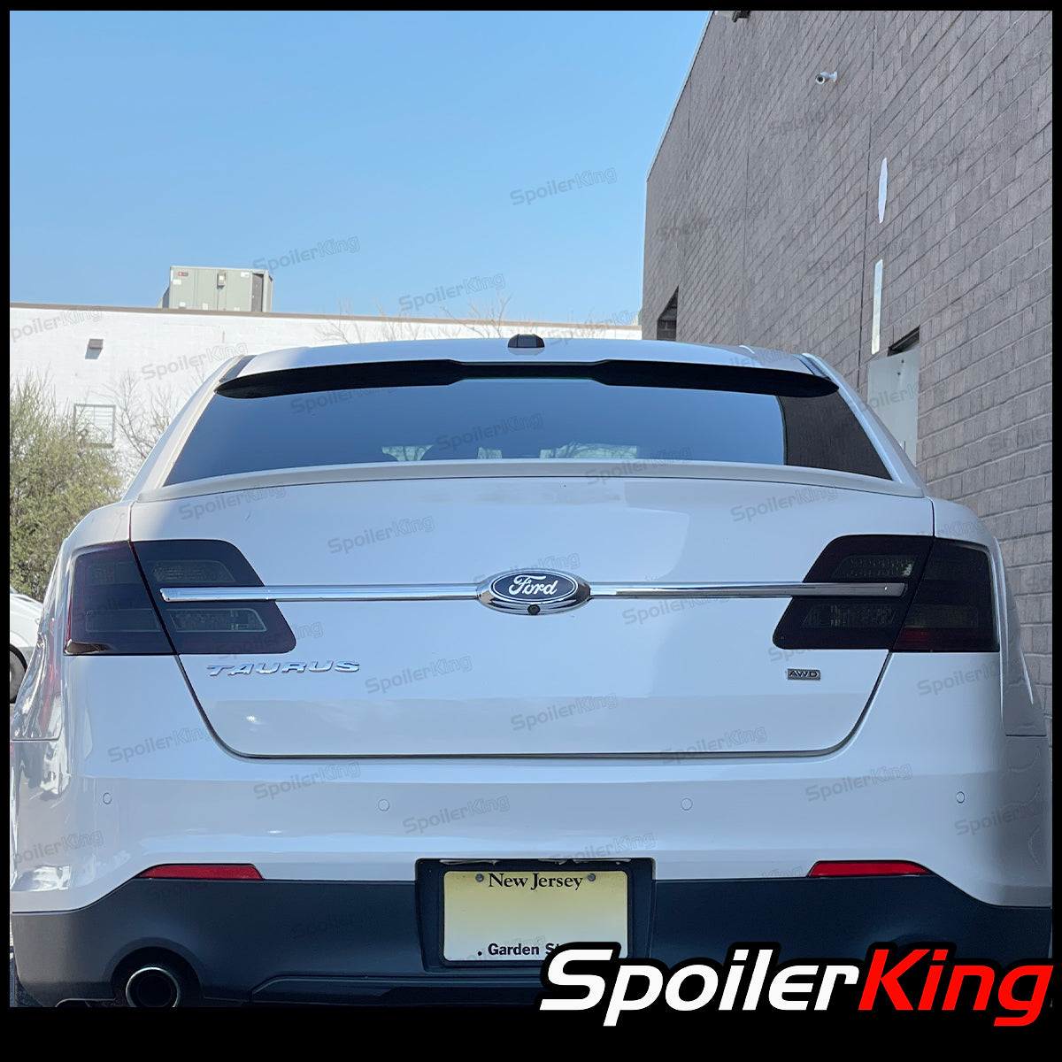 Ford Taurus Rear Diffuser Ford Taurus 2010-2019 Rear Window Roof Spoiler w/ Center Cut (284RC ...