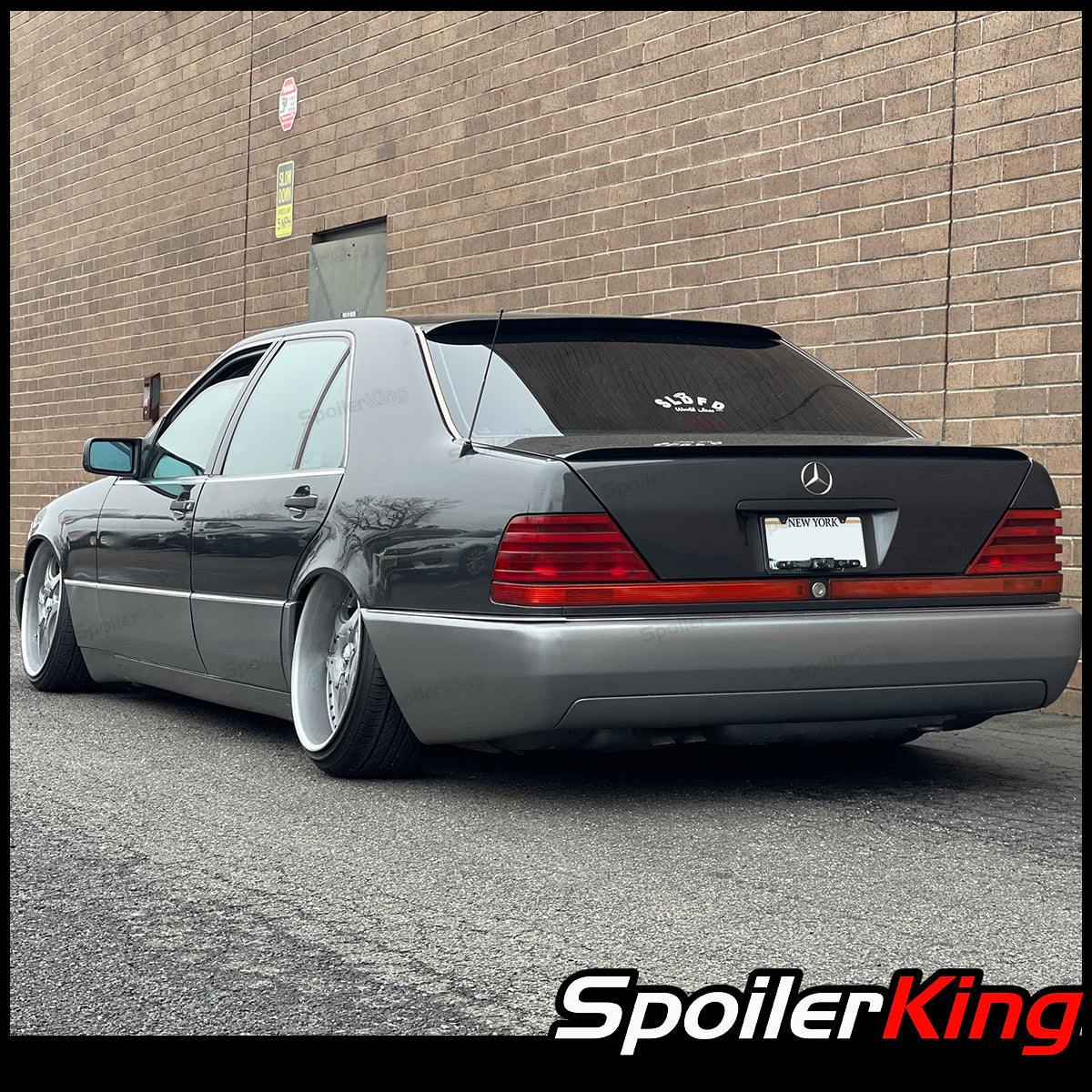 W140 Rear Mercedes Benz S Class W140 1991-1998 Rear Window Roof Spoiler XL (380R ...