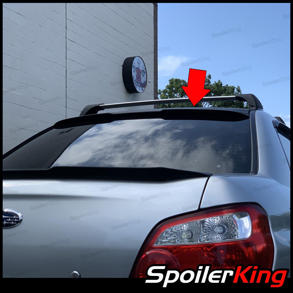 Sti Rear Window Spoiler Subaru WRX STI 2000-2007 Rear Window Roof Spoiler w/ Center Cut (284RC ...