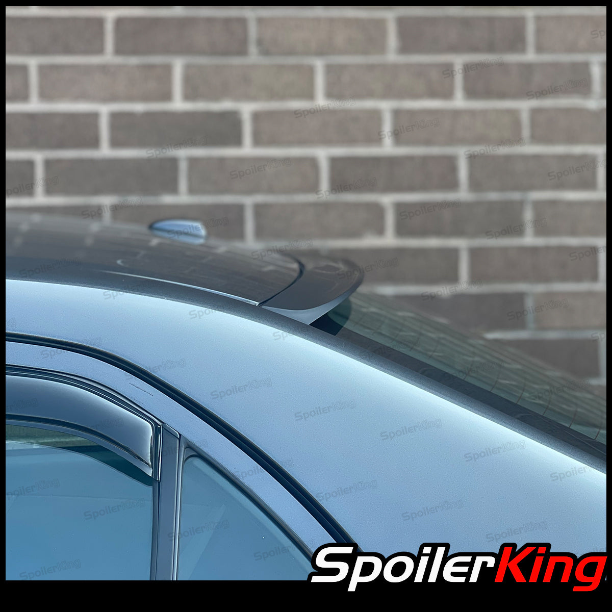 Spoilerking Combo Kit For Toyota Corolla 2003-08 – Rear Roof Wing & Trunk Lip, Unpainted Flat Black