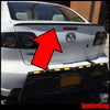 Mazda 3 4dr Sedan 2004-2009 Trunk Lip Spoiler (244L) - SpoilerKing