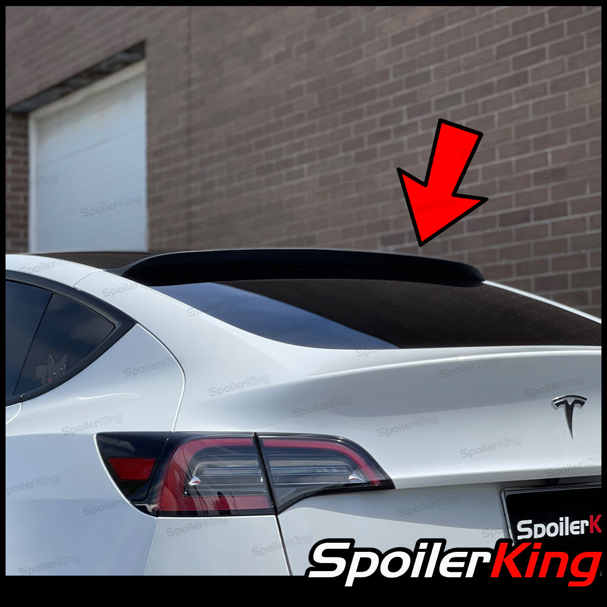 Tesla Model Y 2020-present Rear Window Roof Spoiler XL (380R) – SpoilerKing