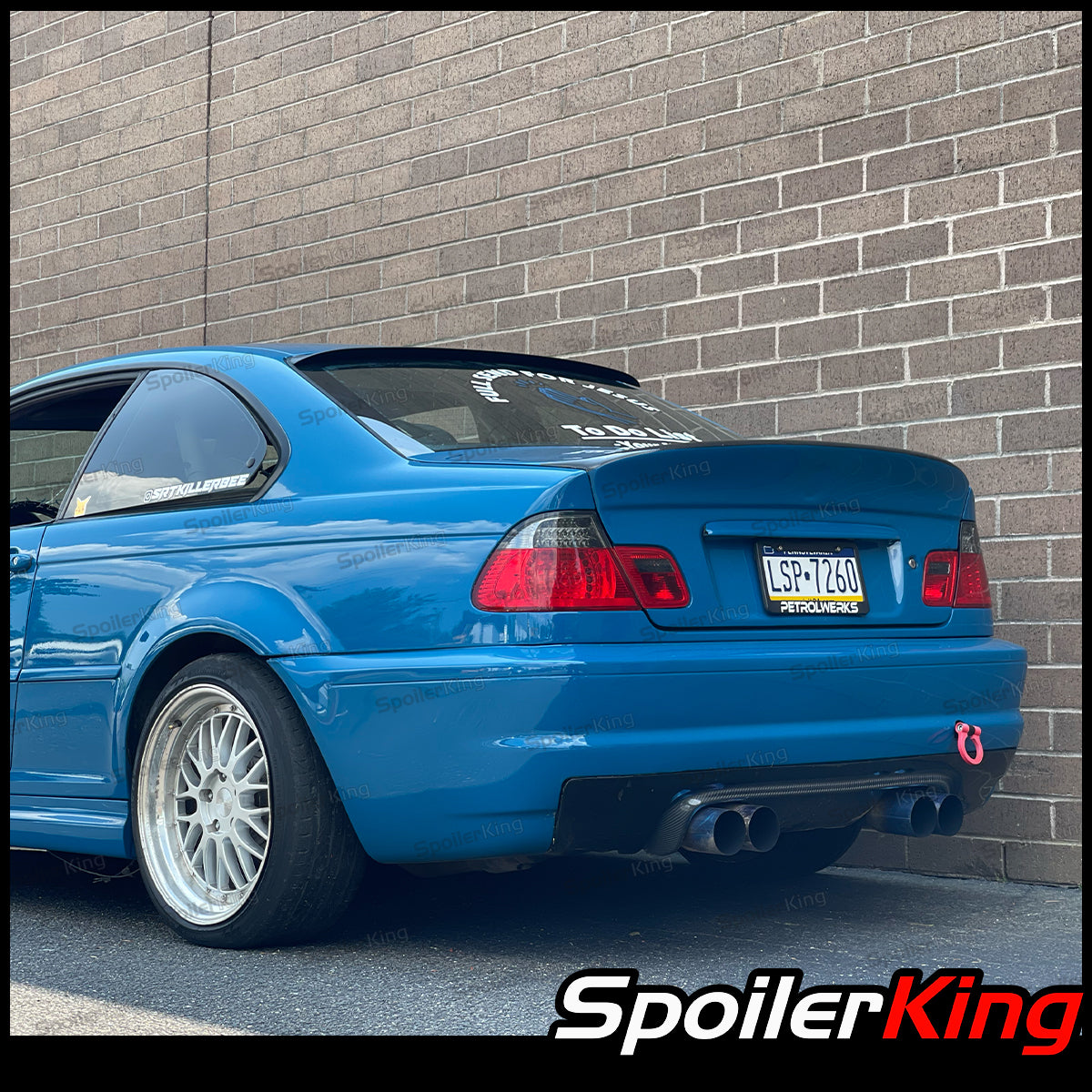 BMW 3 Series E46 2dr 1998-2006 Rear Window Roof Spoiler (284R ...