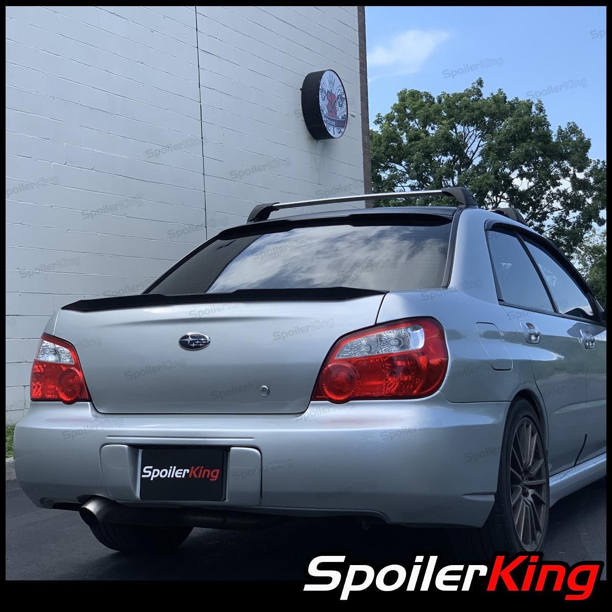 Sti Rear Window Spoiler Subaru WRX STI 2000-2007 Rear Window Roof Spoiler w/ Center Cut (284RC ...