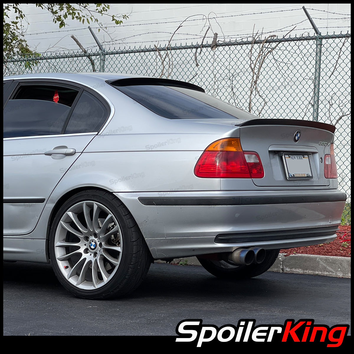 BMW 3 Series E46 4dr 1998-2006 Rear Window Roof Spoiler (284R ...