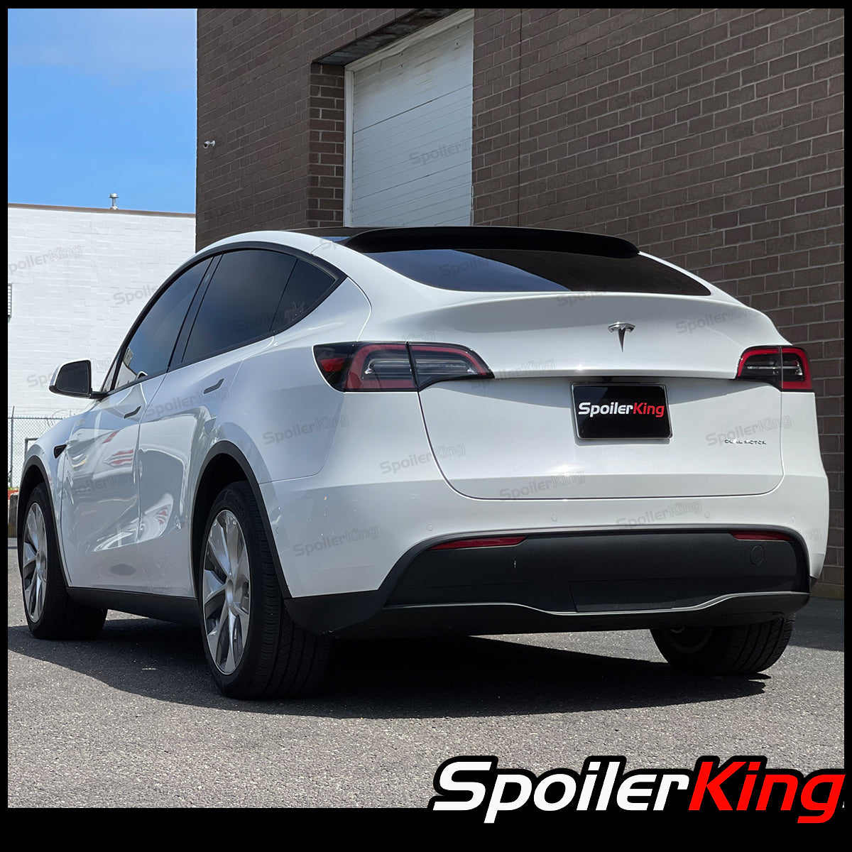 Tesla Model Y Spoiler Rear Rood Tesla Model Y 2020-present Rear Window Roof Spoiler XL (380R) – SpoilerKing