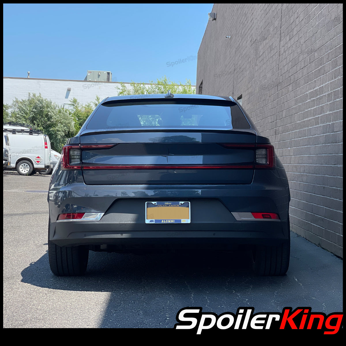 Polestar 2 Rear Diffuser Polestar 2 2021-present Rear Window Roof Spoiler (284R) – SpoilerKing