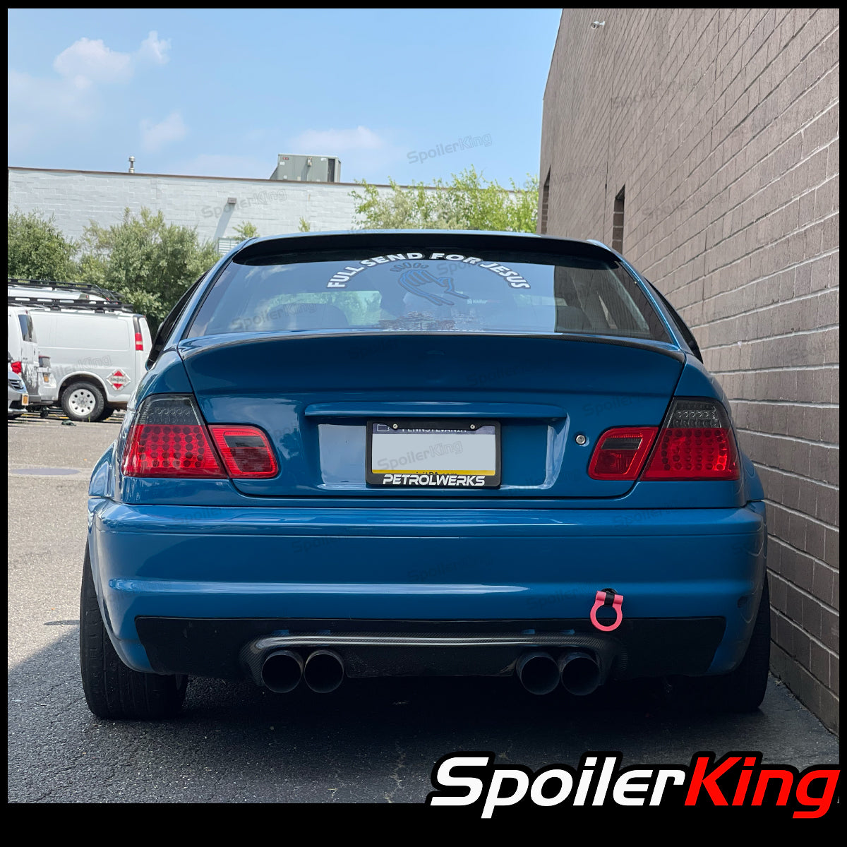 BMW 3 Series E46 2dr 1998-2006 Rear Window Roof Spoiler XL (380R ...
