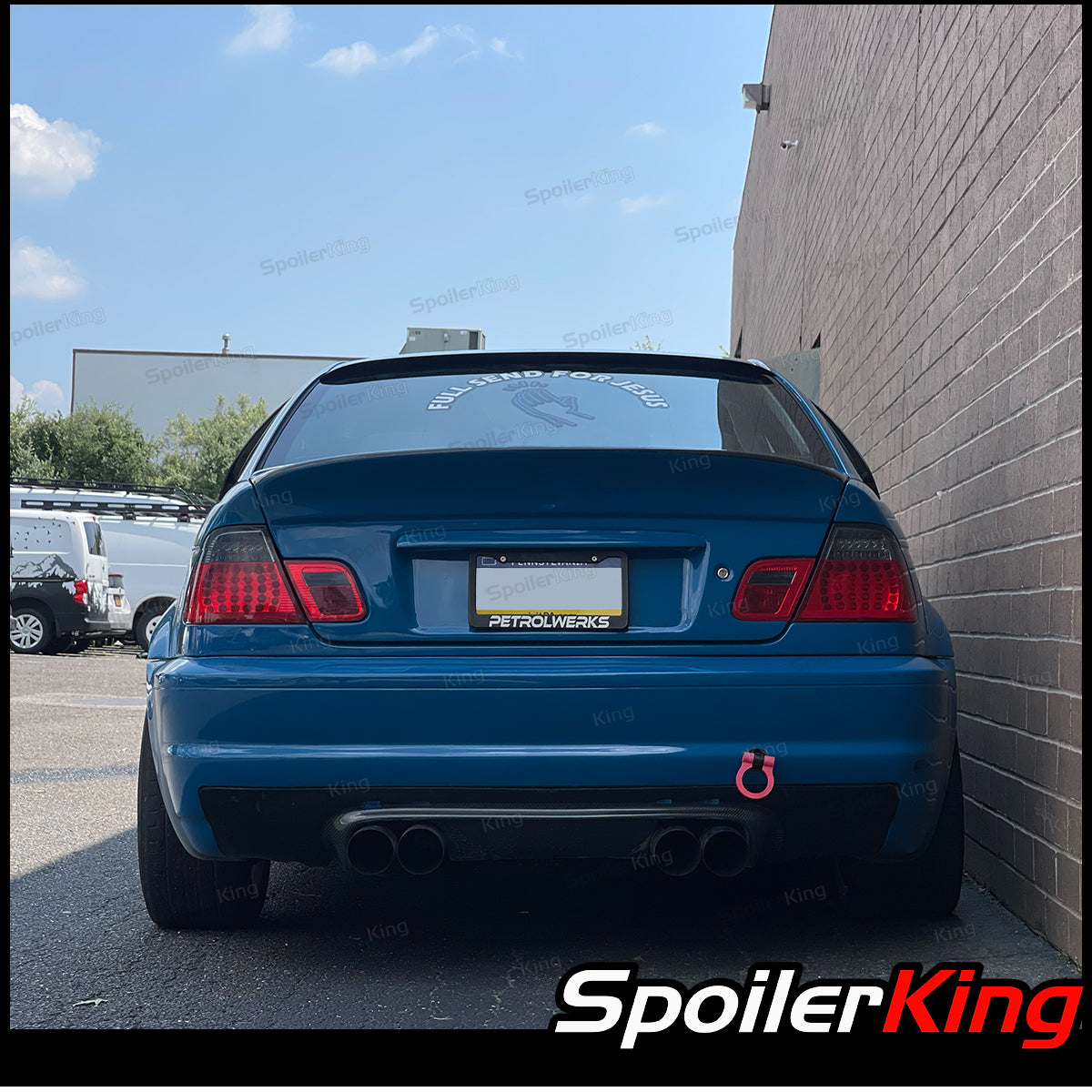 BMW 3 Series E46 2dr 1998-2006 Rear Window Roof Spoiler (284R ...