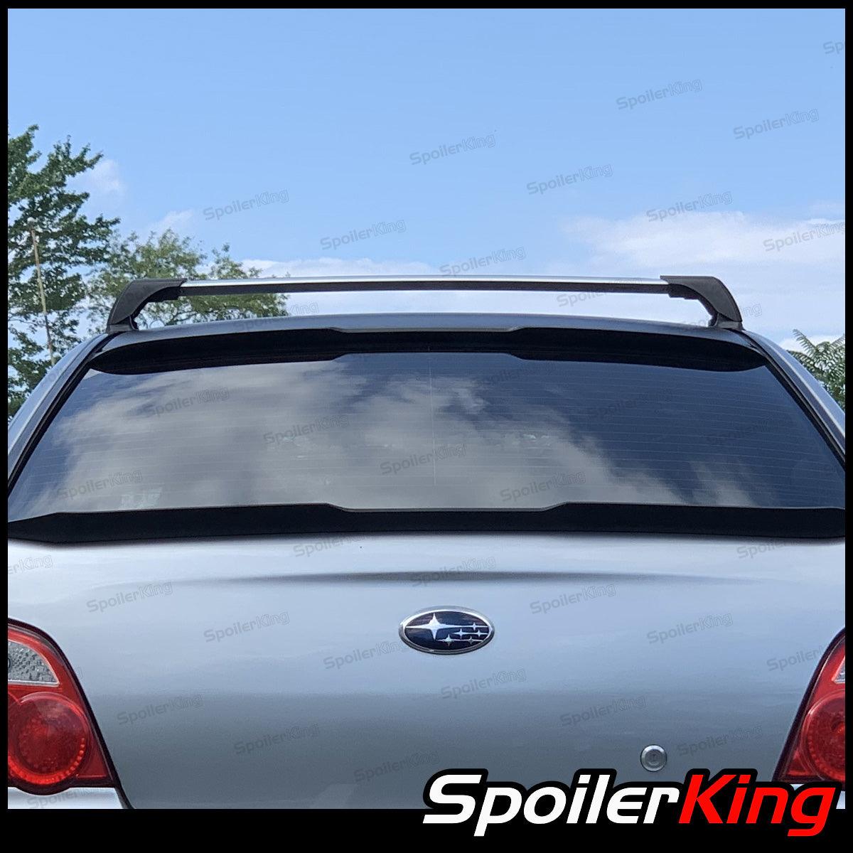 Sti Rear Window Spoiler Subaru WRX STI 2000-2007 Rear Window Roof Spoiler w/ Center Cut (284RC ...