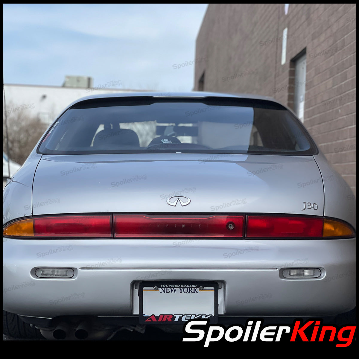 Infiniti J30 1993-1997 Rear Window Roof Spoiler w/ Center Cut (284RC ...