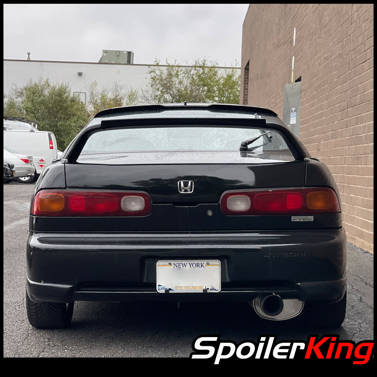 Acura Integra 3dr 1994-2001 Rear Window Roof Spoiler w/ Center Cut (28 ...