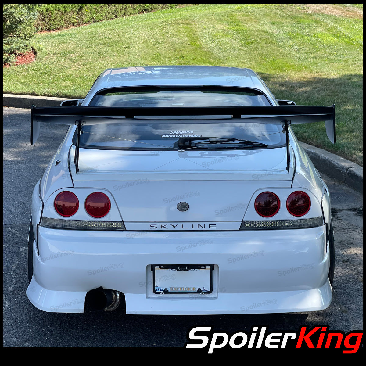 Nissan Skyline 1993-1998 (R33) Rear Window Roof Spoiler w/ Center Cut ...