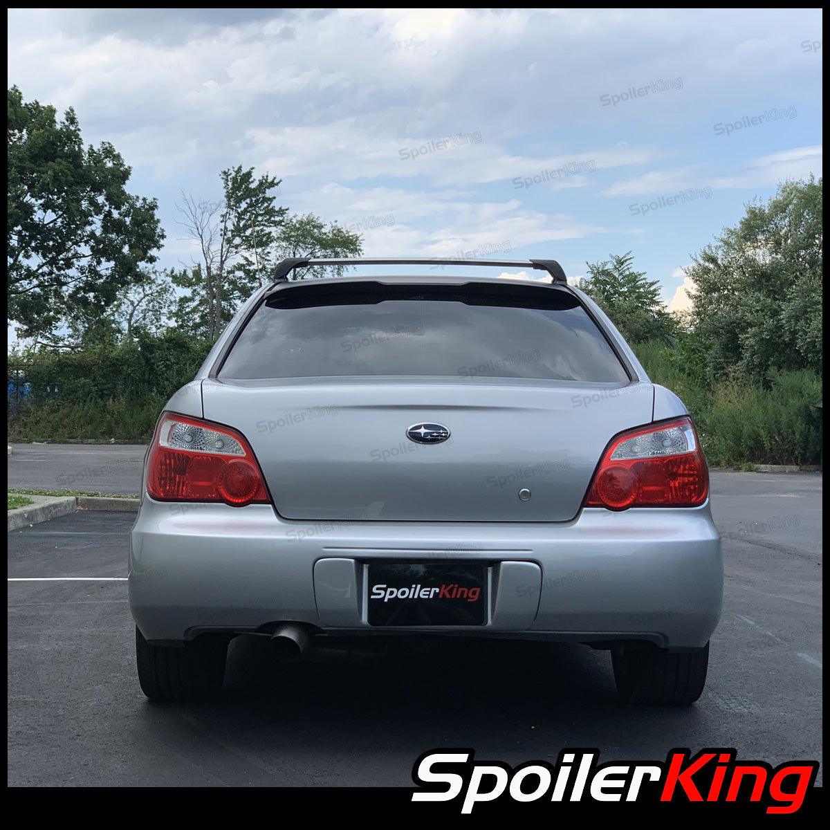 Sti Rear Window Spoiler Subaru WRX STI 2000-2007 Rear Window Roof Spoiler XL w/ Center Cut (38 ...