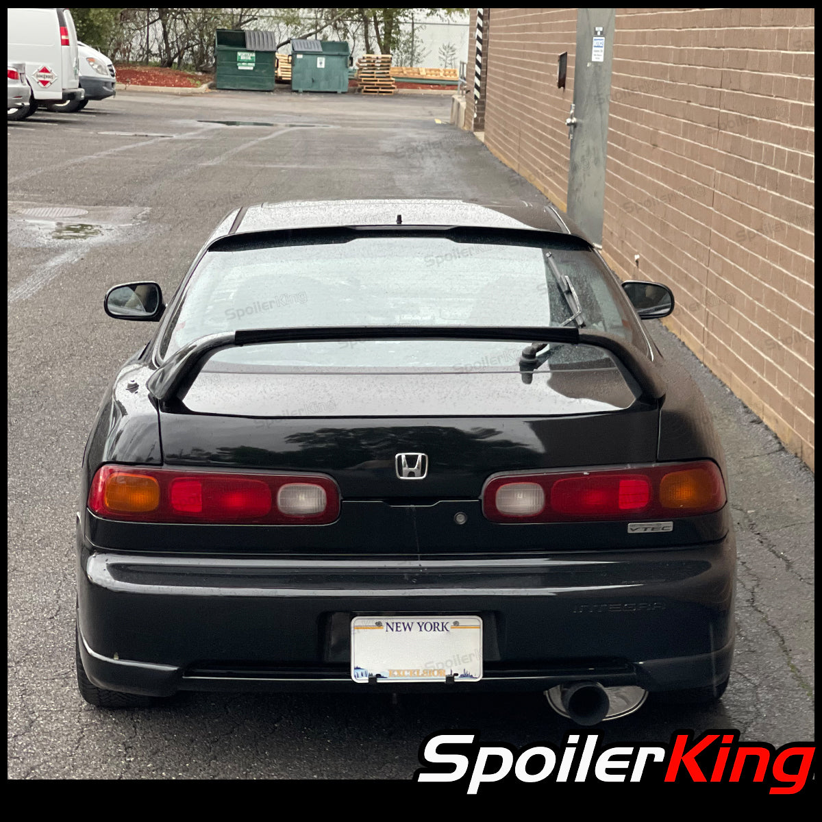 Acura Integra 3dr 1994-2001 Rear Window Roof Spoiler w/ Center Cut (28 ...