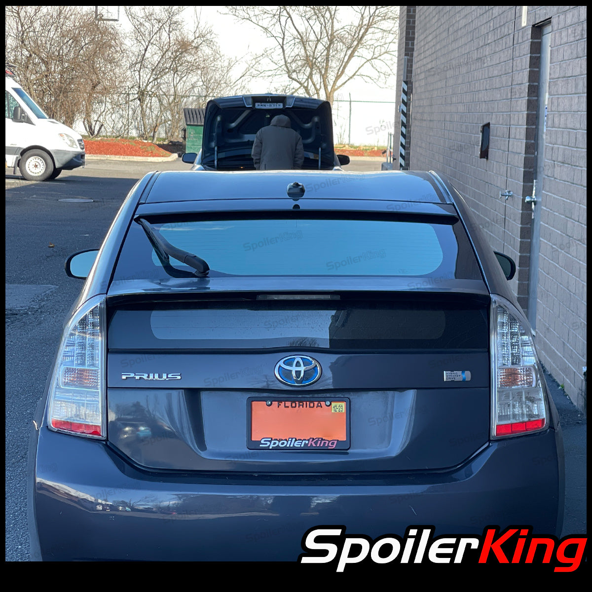 Toyota Prius 2010-2015 Rear Window Roof Spoiler (818R) – SpoilerKing