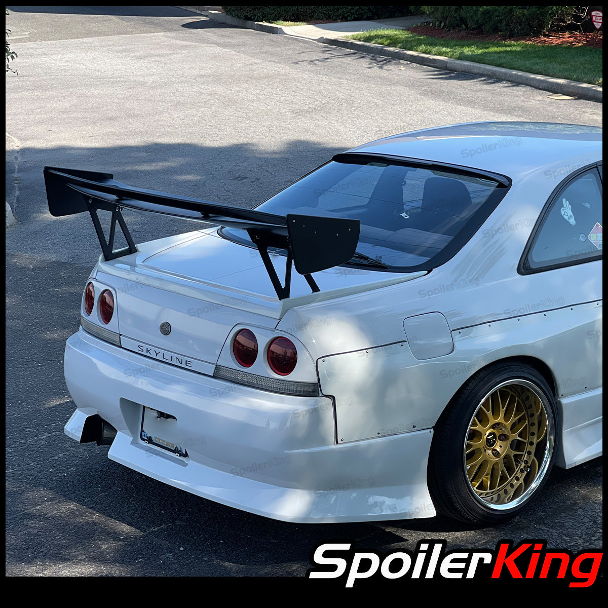 Nissan Skyline 1993-1998 (R33) Rear Window Roof Spoiler w/ Center Cut ...