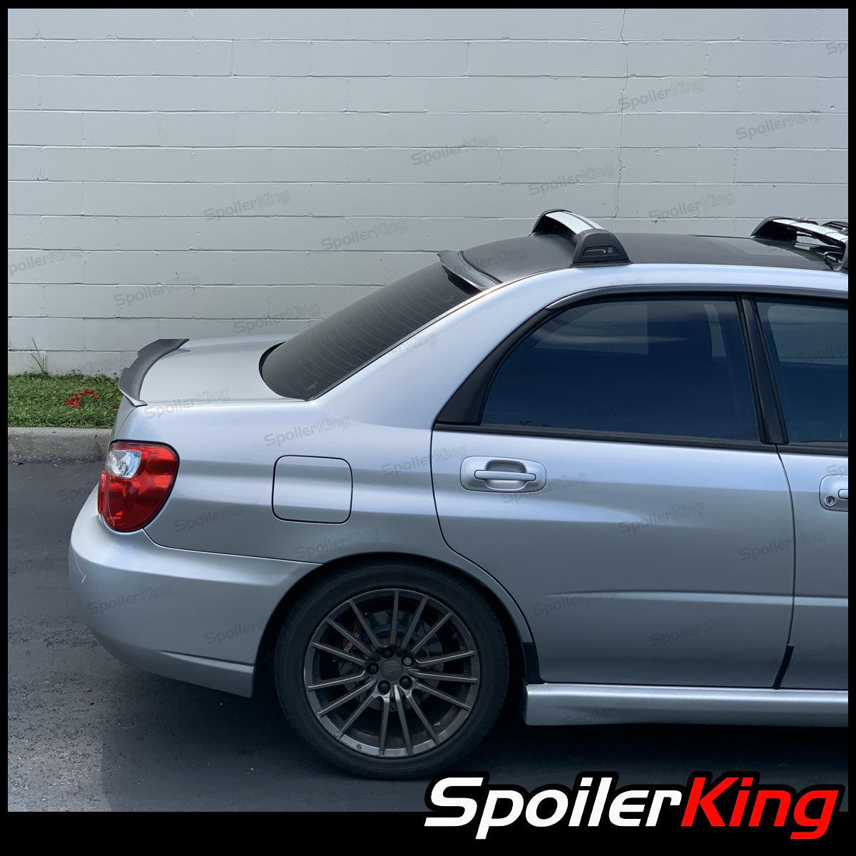 Sti Rear Window Spoiler Subaru WRX STI 2000-2007 Rear Window Roof Spoiler w/ Center Cut (284RC ...