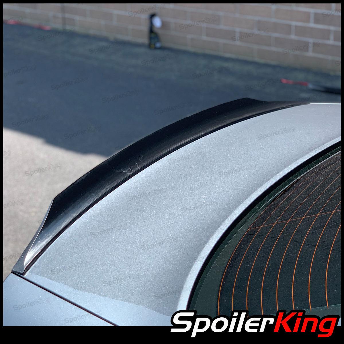 SpoilerKing #380R Rear Window Roof Spoiler For Audi A4 / S4 B7 2005-2008 – Unpainted Flat Black Polyurethane