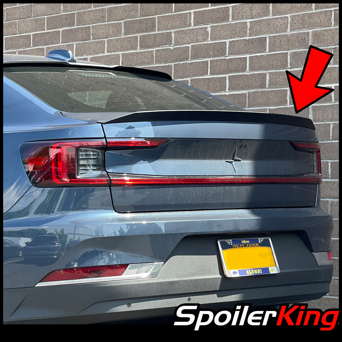 Polestar 2 Rear Diffuser Polestar 2 2021-present Duckbill Trunk Spoiler (284P) – SpoilerKing