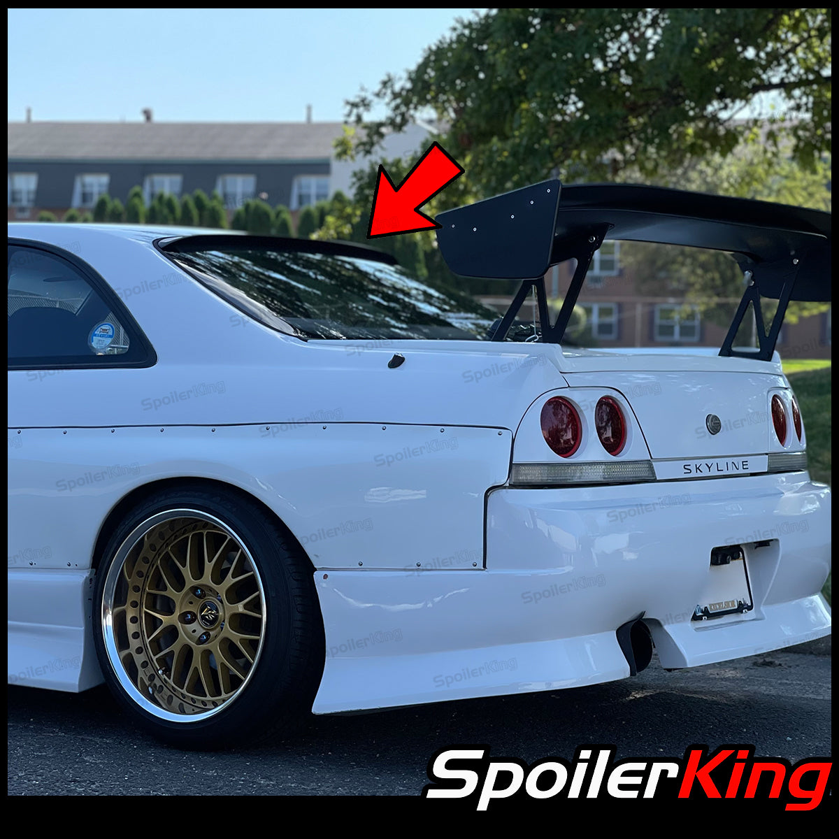 Nissan Skyline 1993-1998 (R33) Rear Window Roof Spoiler (284R ...