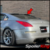 Nissan 350z 2003-2008 Rear Window Roof Spoiler w/ Center Cut (467RC)