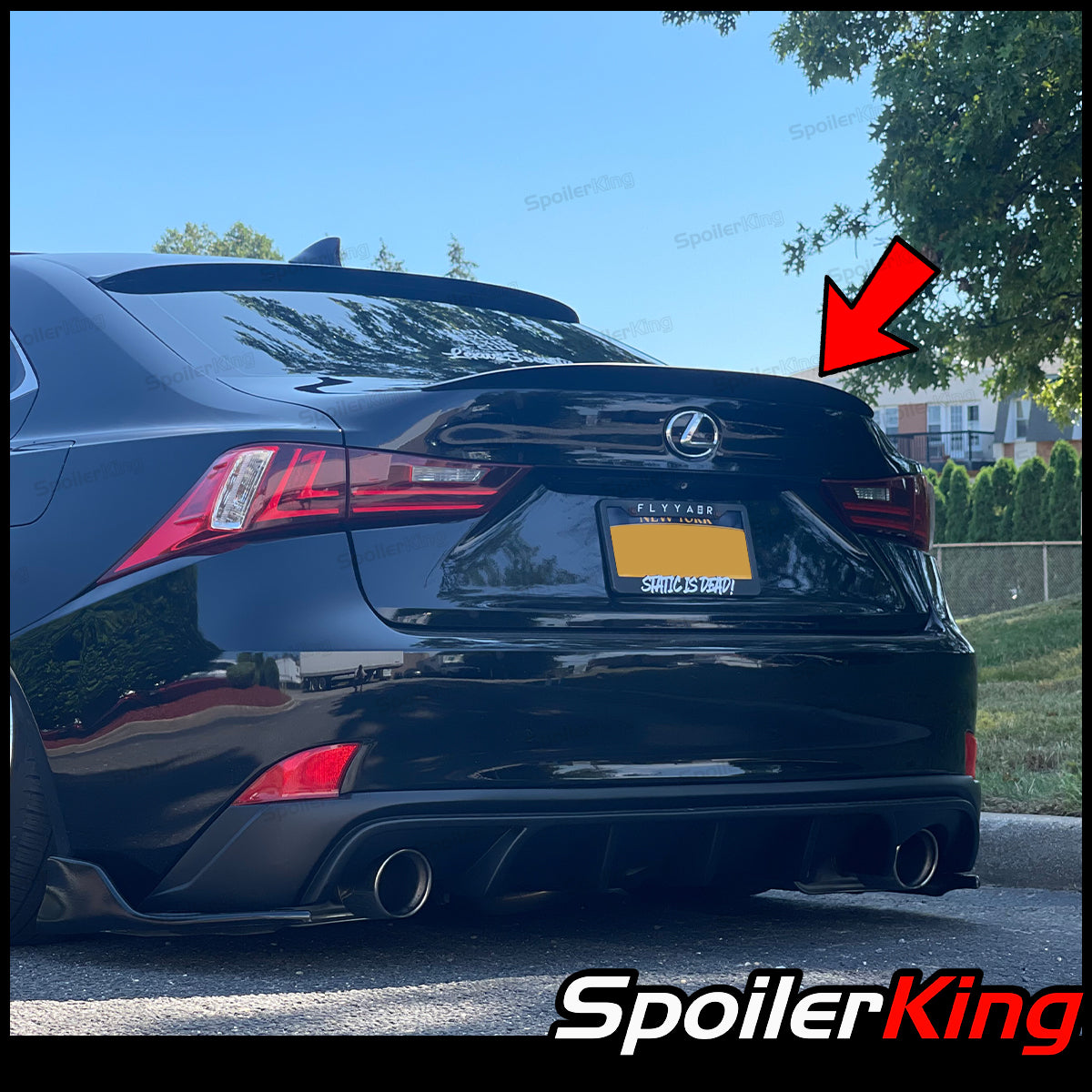 Lexus IS Series IS250 IS300 (XE30) 2014-2020 Trunk Spoiler Duckbill (2 ...