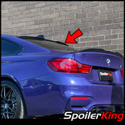 BMW M4 Coupe F82 2015-2020 Rear Window Roof Spoiler w/ Center Cut (284RC)