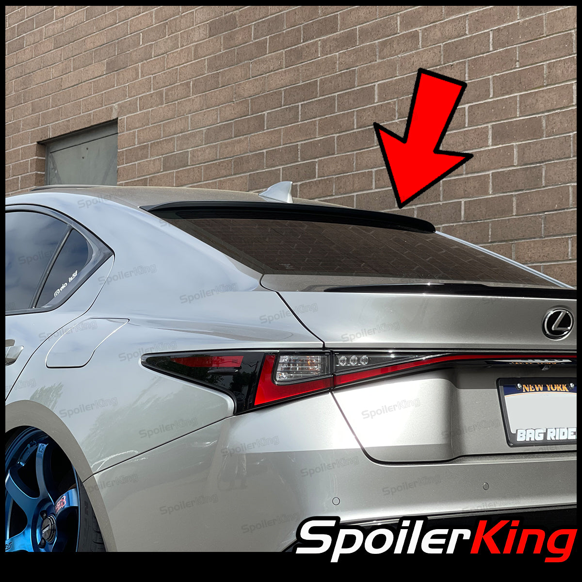 Lexus IS Series IS300 IS350 IS500 2021-present Rear Window Roof Spoile ...