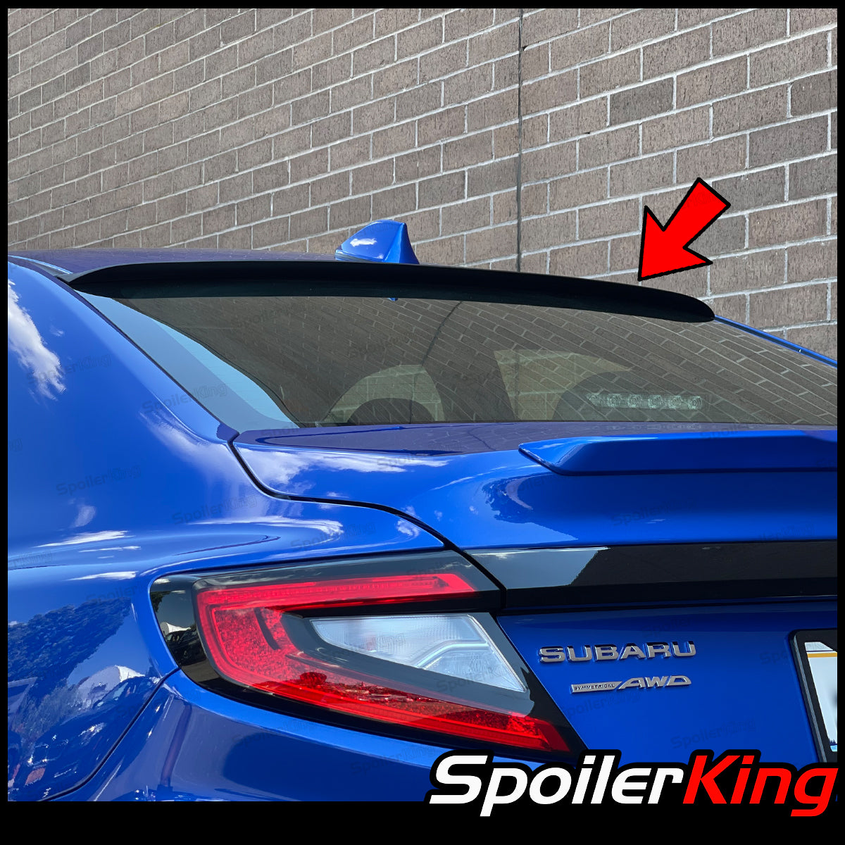 Subaru WRX 2022-present Rear Window Roof Spoiler (284R) – SpoilerKing