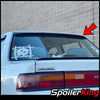 Honda Civic EF 4dr 1988-1991 Rear Window Roof Spoiler (284R)