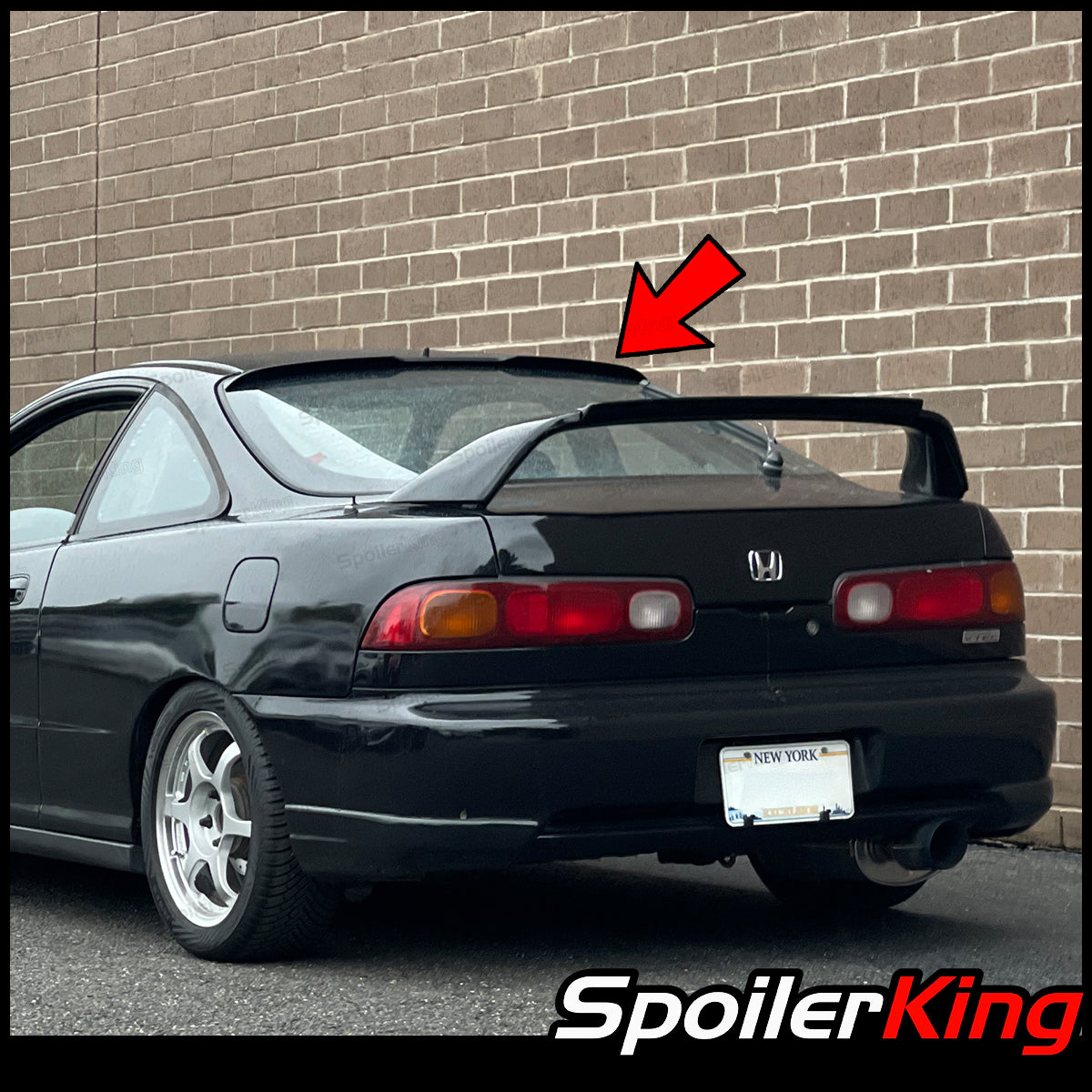 Acura Integra 3dr 1994-2001 Rear Window Roof Spoiler w/ Center Cut (28 ...