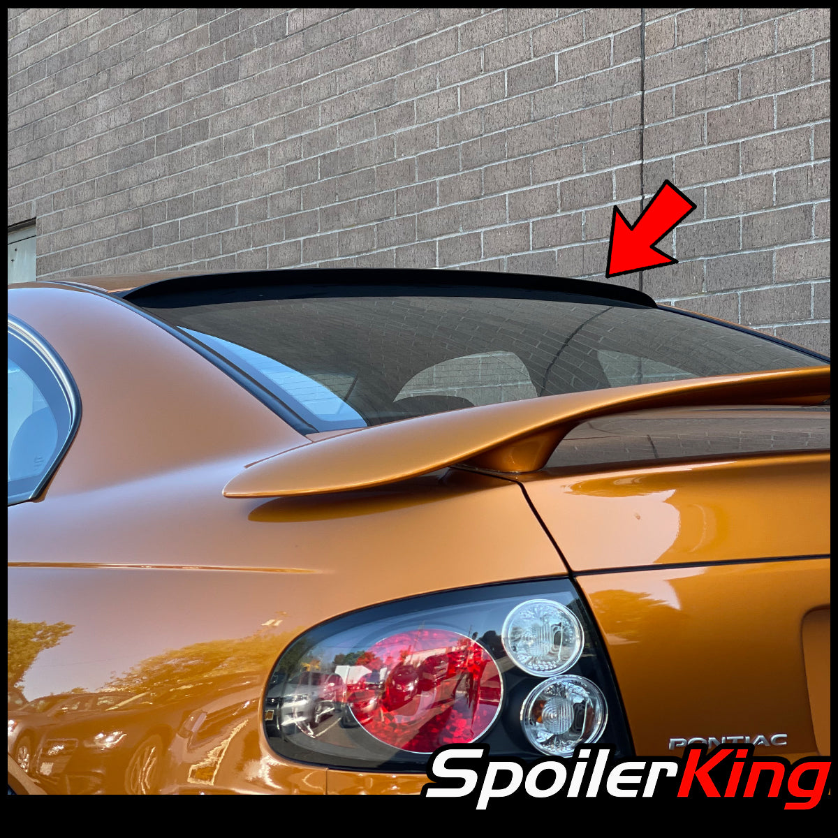 Pontiac GTO 2004-2006 Rear Window Roof Spoiler (284R) – SpoilerKing