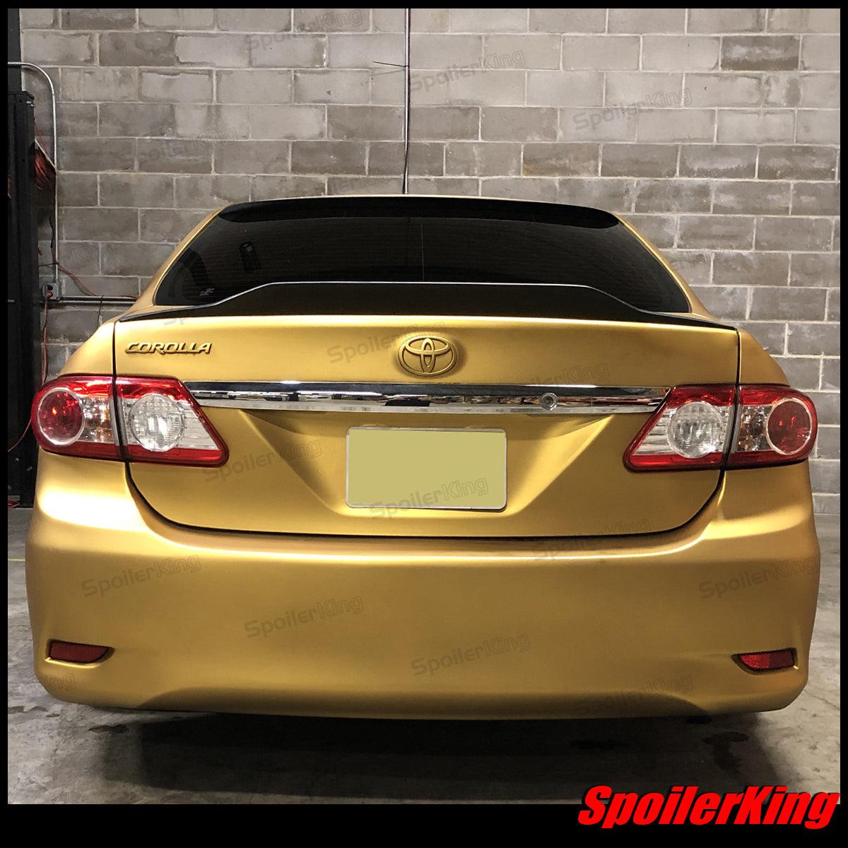 thumbnail image 2 of Spoilerking Combo Kit For Toyota Corolla 2003-08 – Rear Roof Wing & Trunk Lip, Unpainted Flat Black 2 of 2