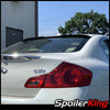 Infiniti G37 (V36) 4dr Sedan 2007-2015 Rear Window Roof Spoiler w/ Center Cut (284RC) - SpoilerKing