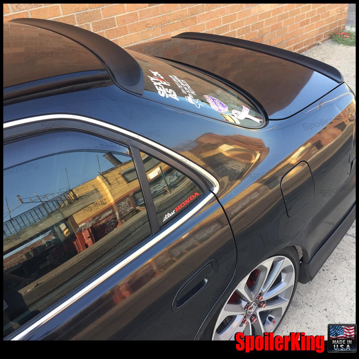 SpeedZone Dark Smoke Rear Roof Visor For 1994-1997 Honda Accord 4-Door - Heat Reduction & Style