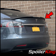 Tesla Model S 2012-present Trunk Spoiler Duckbill w/ Center Cut (284KC)
