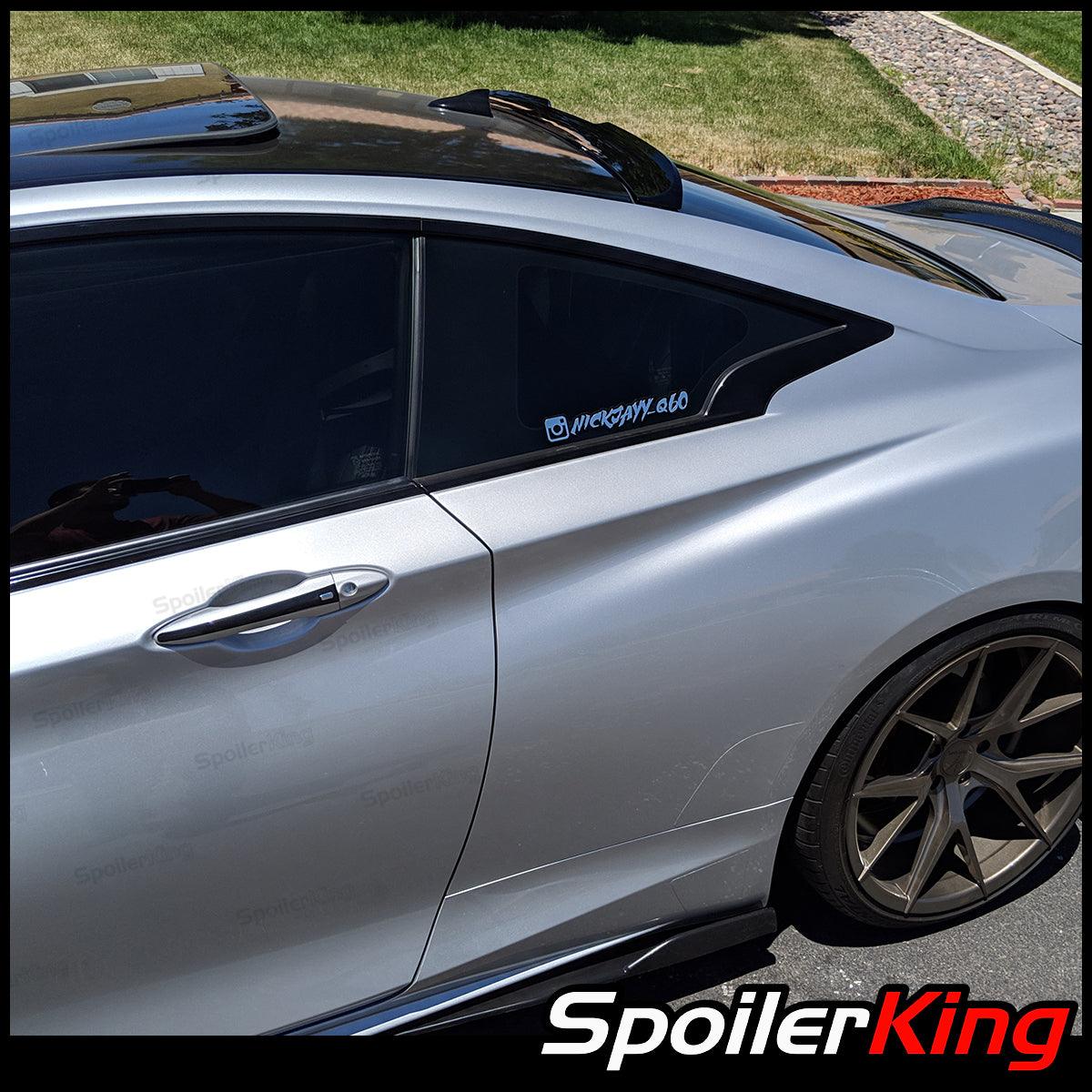 INFINITI Q60 2017-2022 Rear Window Roof Spoiler XL w/ Center Cut (380R ...
