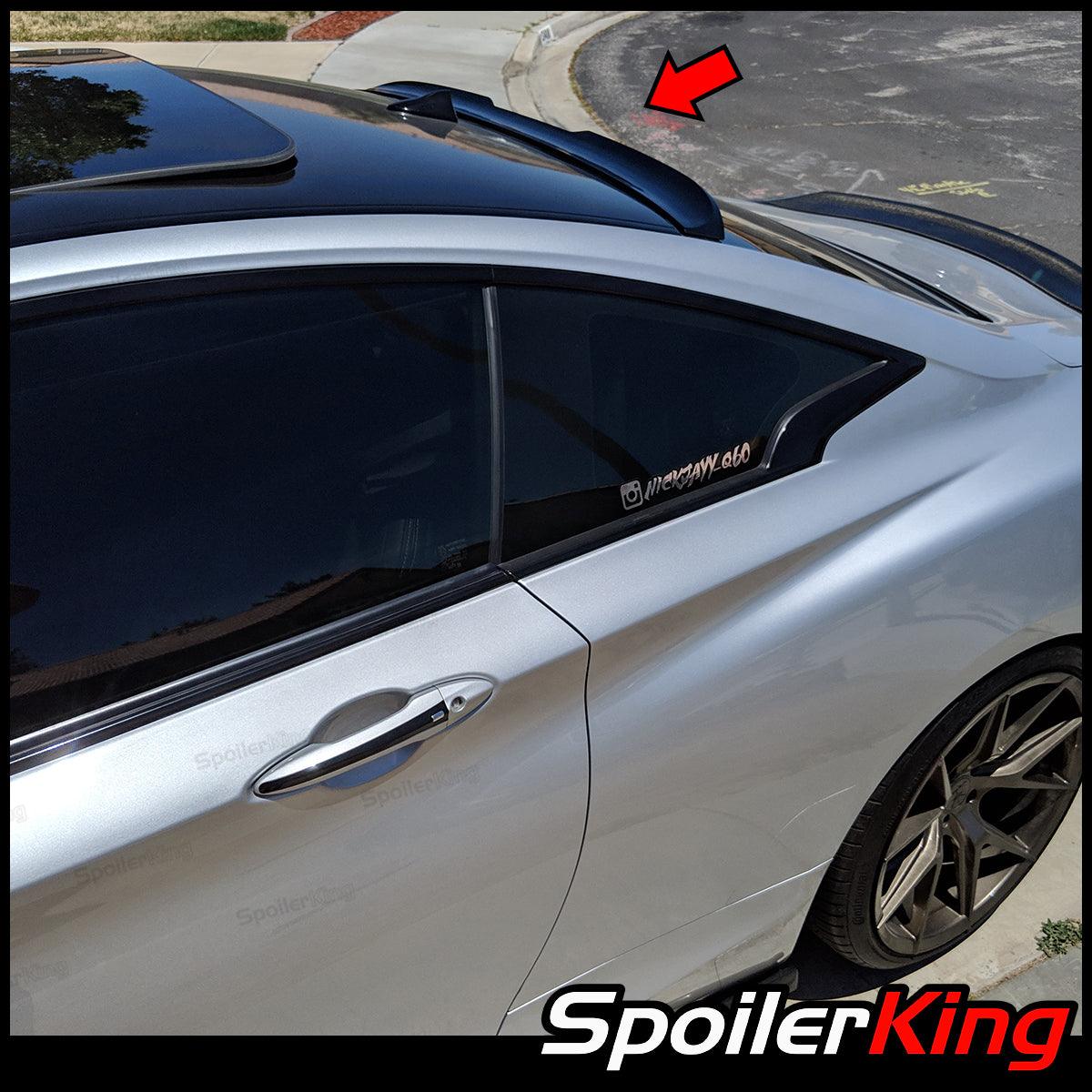 INFINITI Q60 2017-2022 Rear Window Roof Spoiler XL w/ Center Cut (380R ...