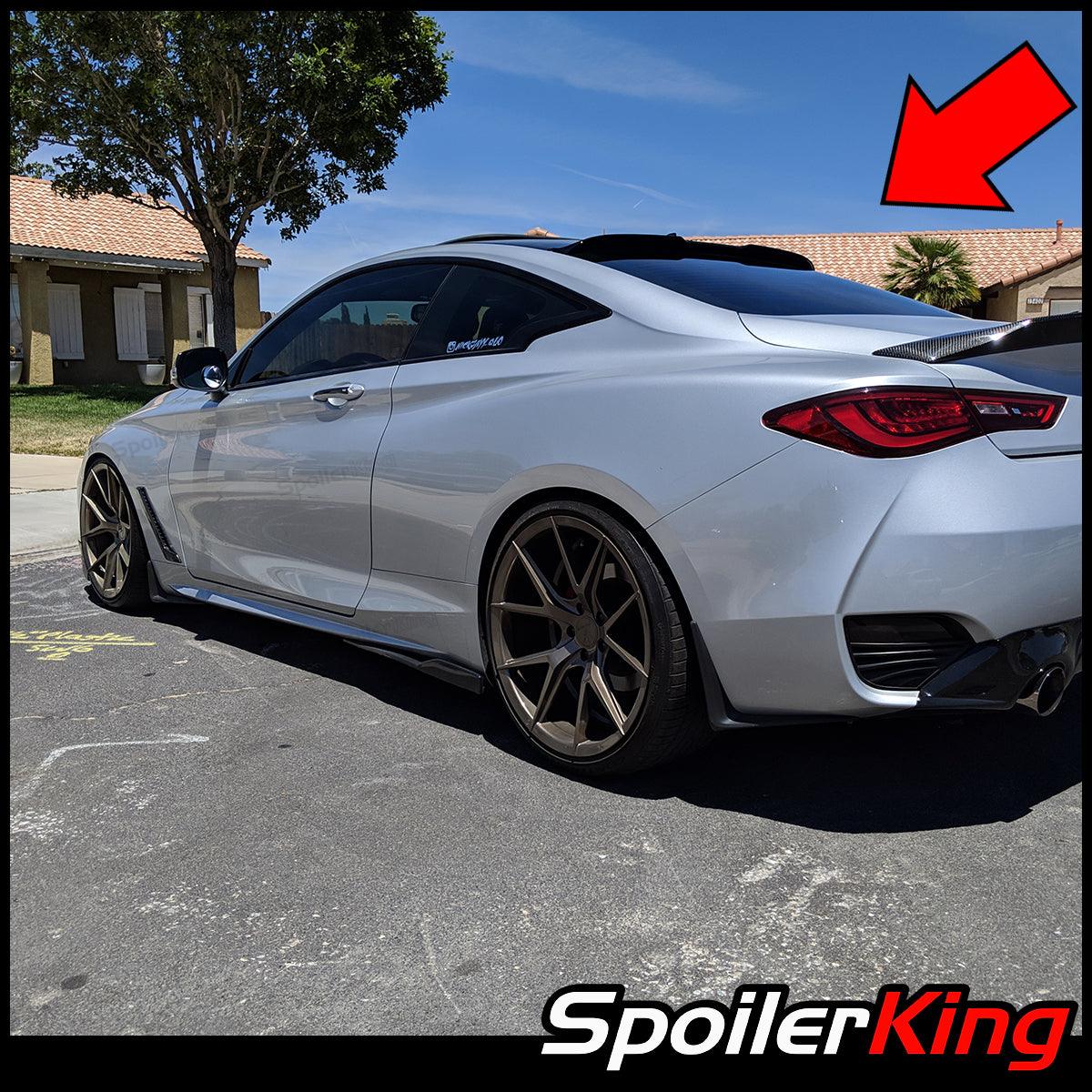 INFINITI Q60 2017-2022 Rear Window Roof Spoiler XL w/ Center Cut (380R ...