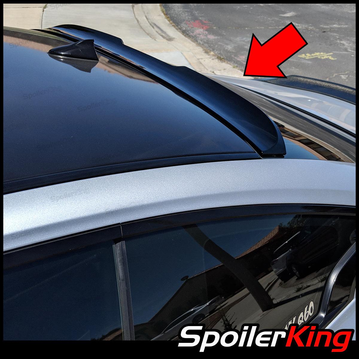 INFINITI Q60 2017-2022 Rear Window Roof Spoiler XL w/ Center Cut (380R ...