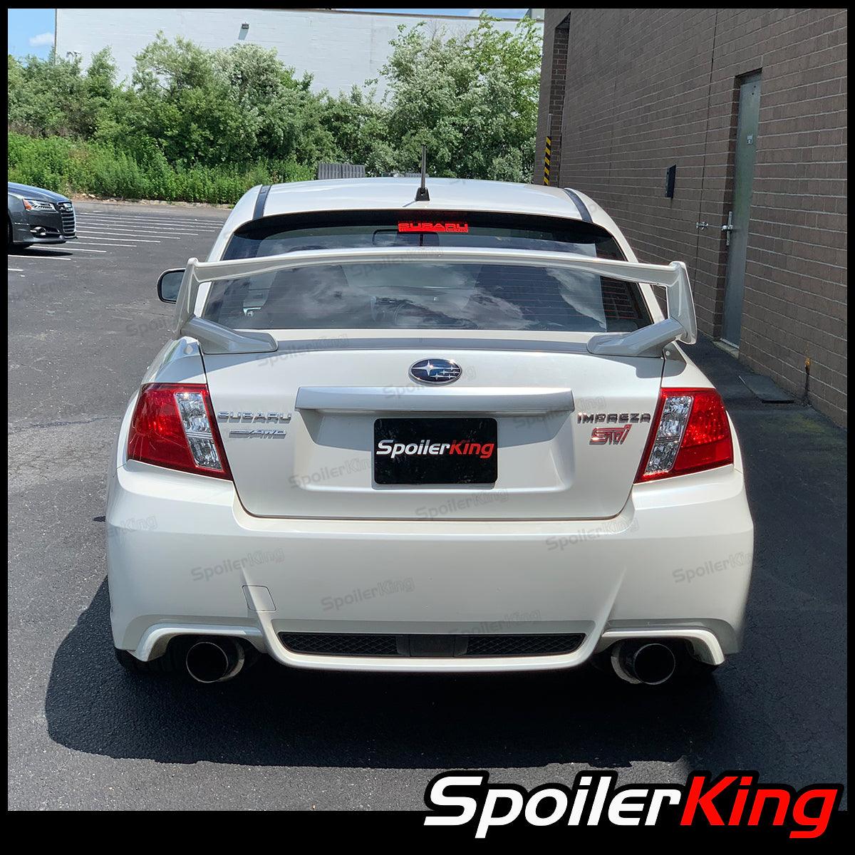 Sti Rear Window Spoiler Subaru WRX STI 2008-2014 Rear Window Roof Spoiler XL (380R) – SpoilerKing