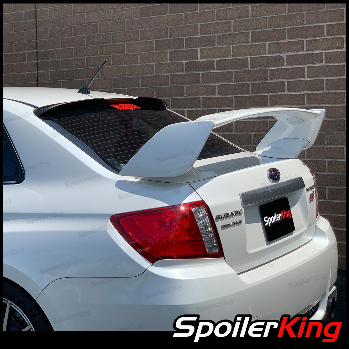 Sti Rear Window Spoiler Subaru WRX STI 2008-2014 Rear Window Roof Spoiler XL w/ Center Cut (38 ...