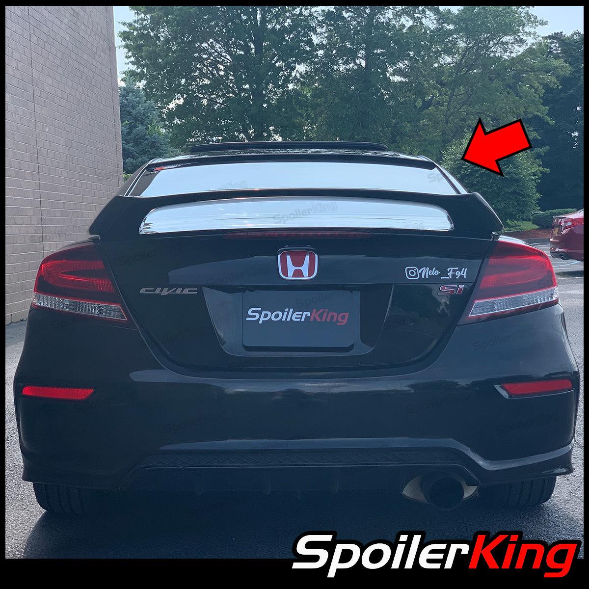 2015 Civic Rear Honda Civic 2dr 2012-2015 Rear Window Roof Spoiler (818R) – SpoilerKing