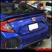 Honda Civic 4dr 2016-2021 Factory Spoiler Extension Gurney Flap w/ Center Cut - SpoilerKing
