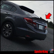 Honda Civic 4dr 2012-2015 Trunk Lip Spoiler (284G) - SpoilerKing