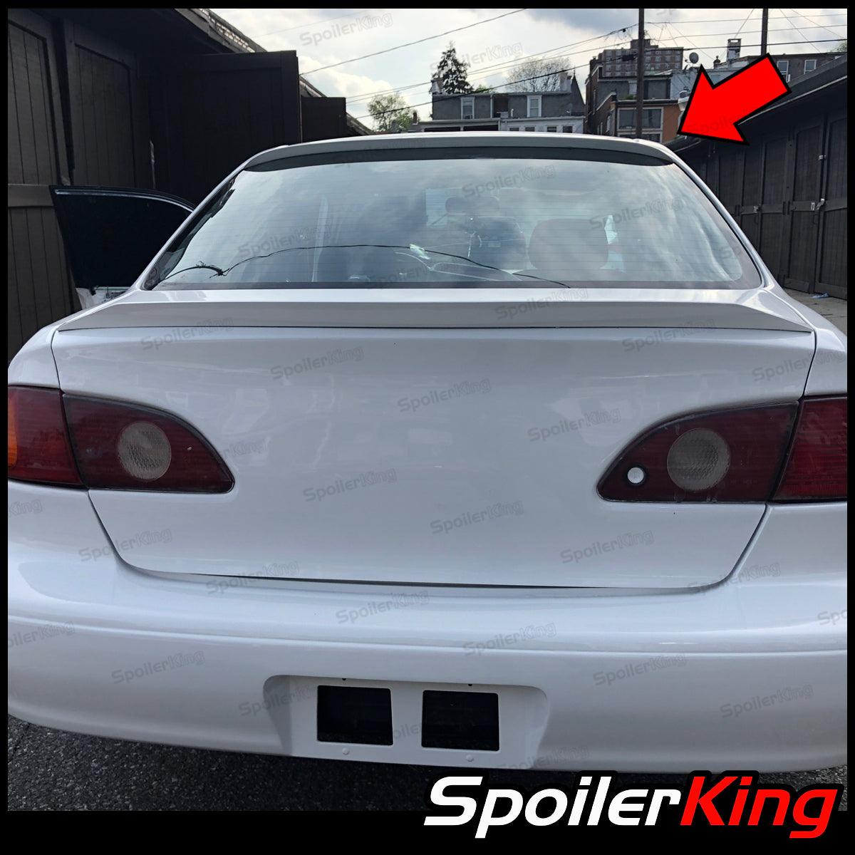 SpoilerKing Rear Window Spoiler For 2003-2008 Toyota Corolla - Unpainted Black